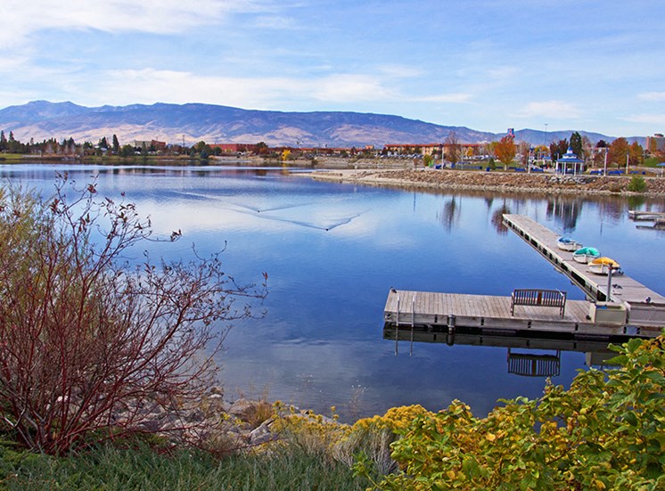 View of Lake l Marinas Edge Apartments in Sparks NV